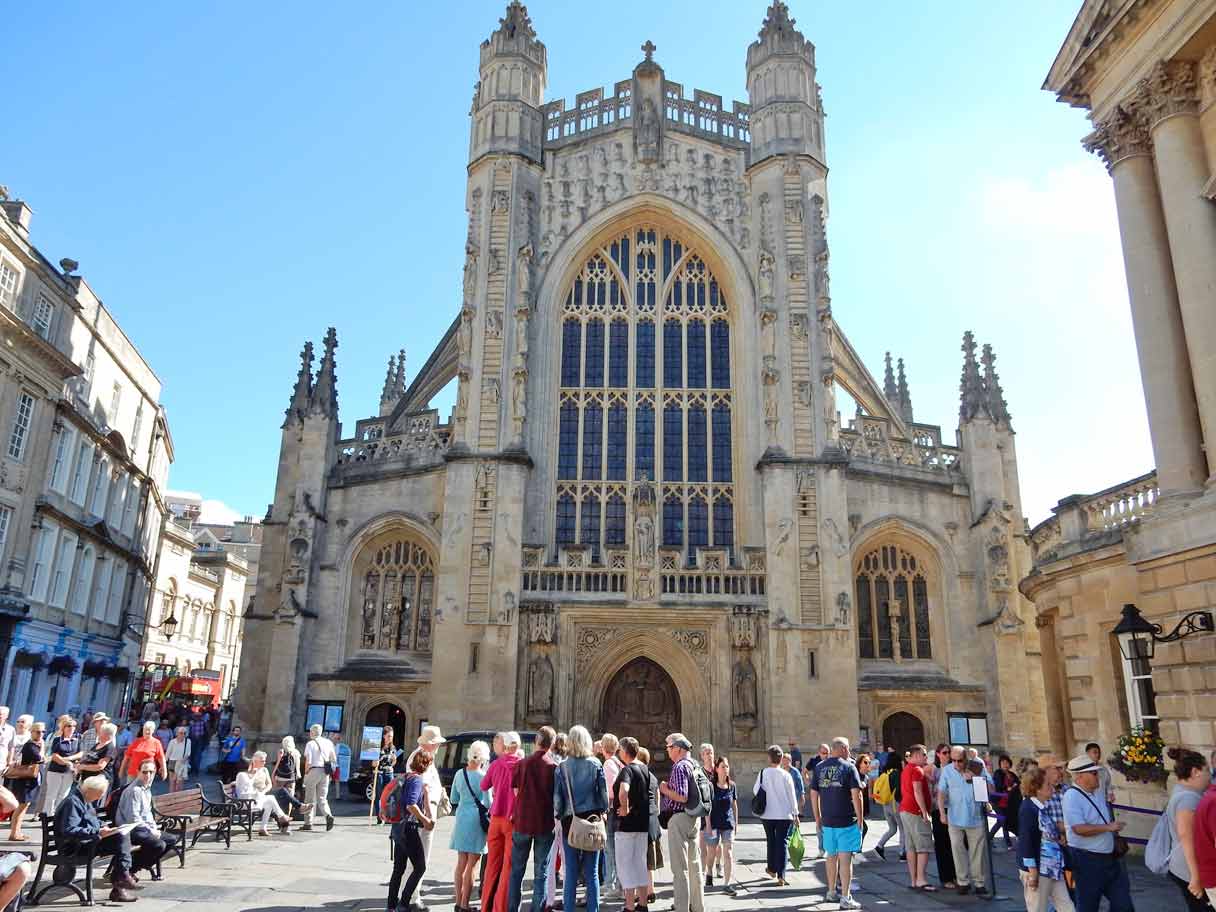 Bath Abbey on Curious About Bath Spa Walk