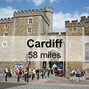 Hereford to Cardiff